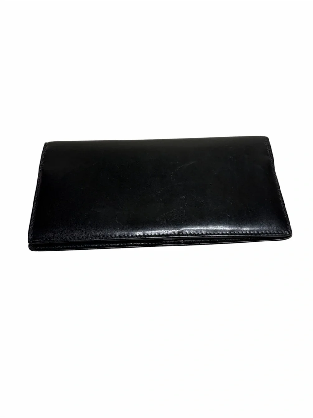 Salvatore Ferragamo Men's Black Leather Long Wallet